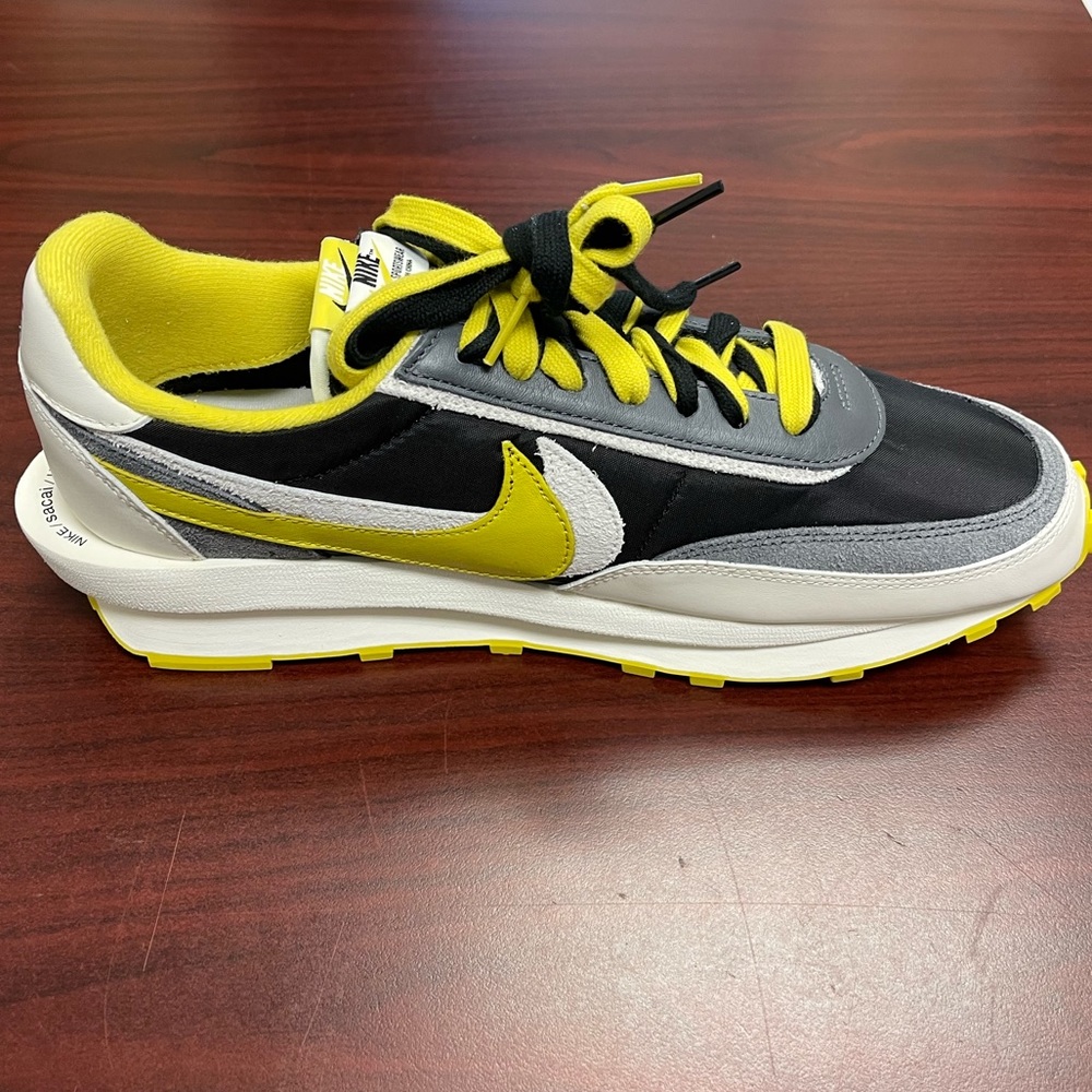 Nike LD Waffle Sacai Undercover “Black Bright Citron” NEW Men’s Size 13 Sneakers - Picture 8 of 8